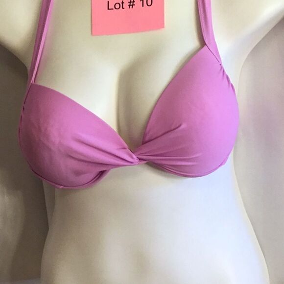Push up bikini top in pink size extra large - Picture 3 of 6